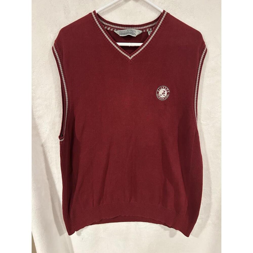Campus Specialties Vintage Alabama Sweater Vest Stitched Logo